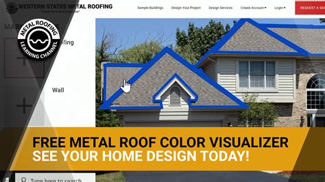 metal roof and house siding simulator|metal roof visualizer house color.